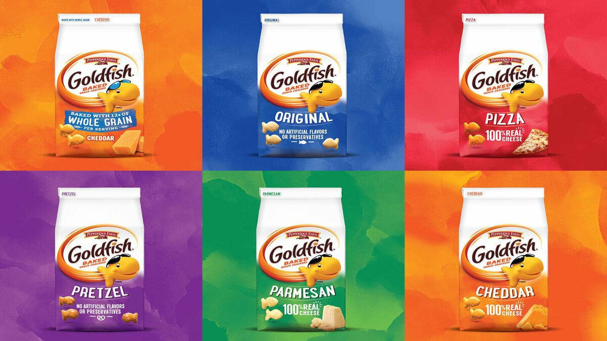 goldfish crackers packaging