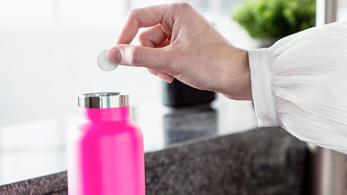 using a water bottle cleaning tablet
