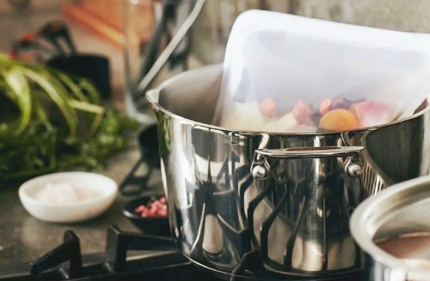 cooking food in a stasher bag