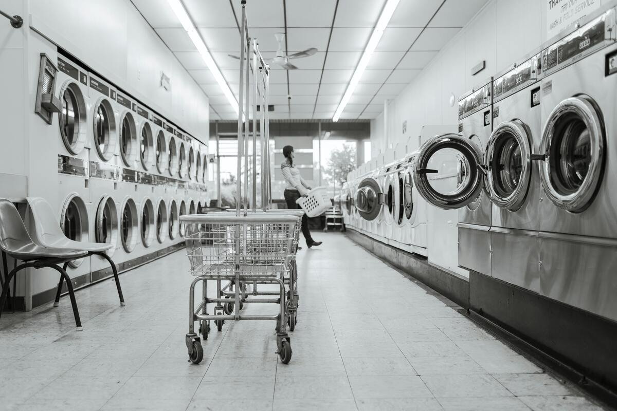 use a laundromat